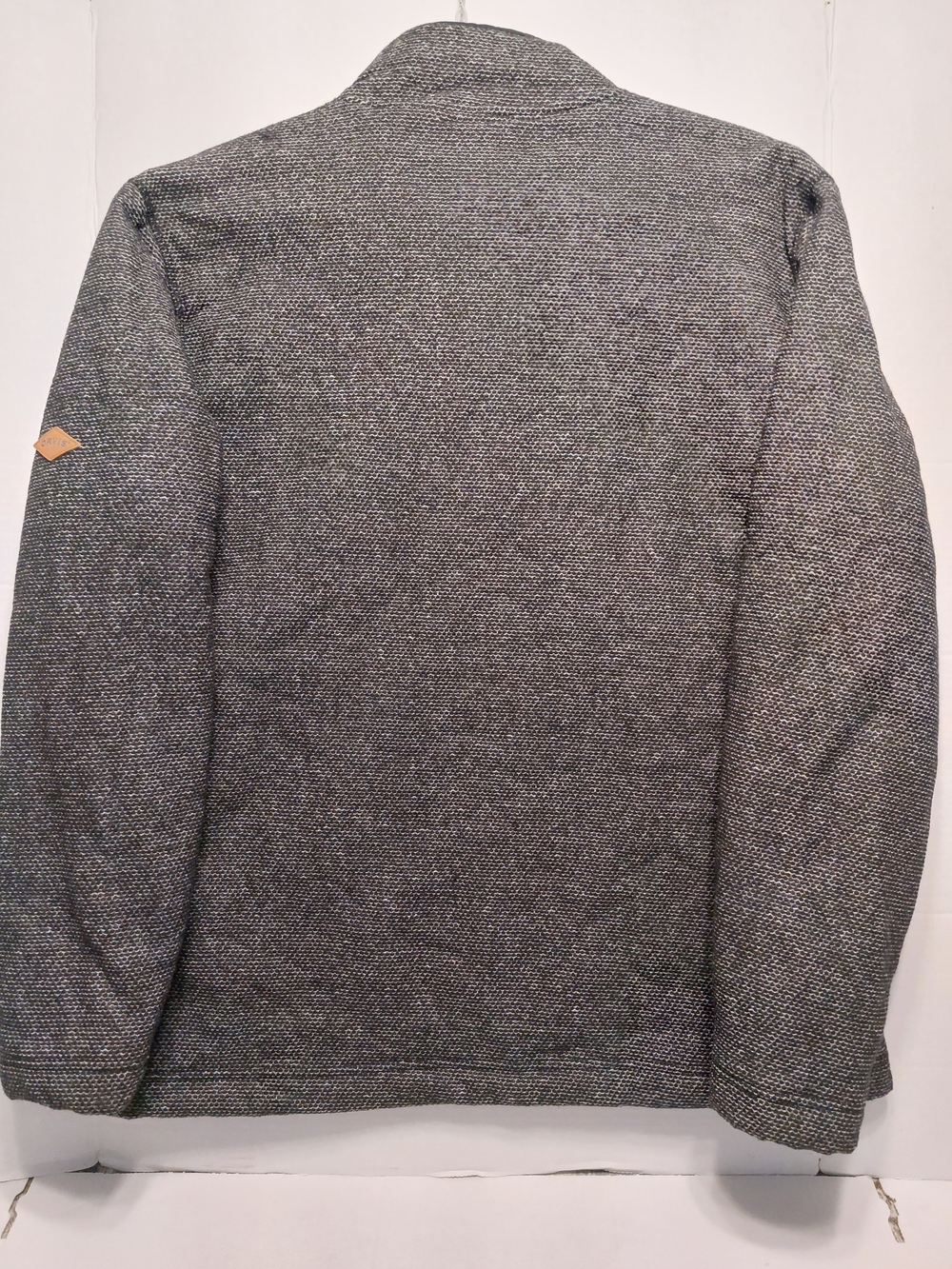 Orvis Men's Heather Gray Crewneck Knit Sweater
